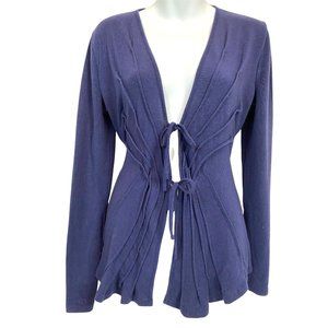 Venus Navy Coverup Cardigan - Size Small